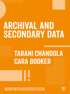 cover image of Archival and Secondary Data